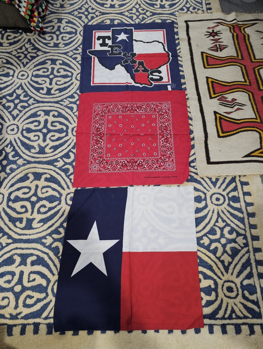Texas Patriotic Bandana Lot